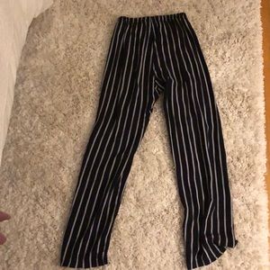 brandy melville striped flowy pants